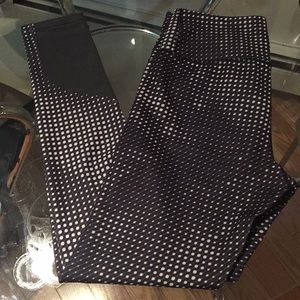 Black/white Adidas Leggings